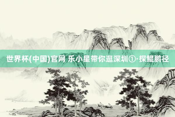 世界杯(中国)官网 乐小星带你逛深圳①·探鲲鹏径