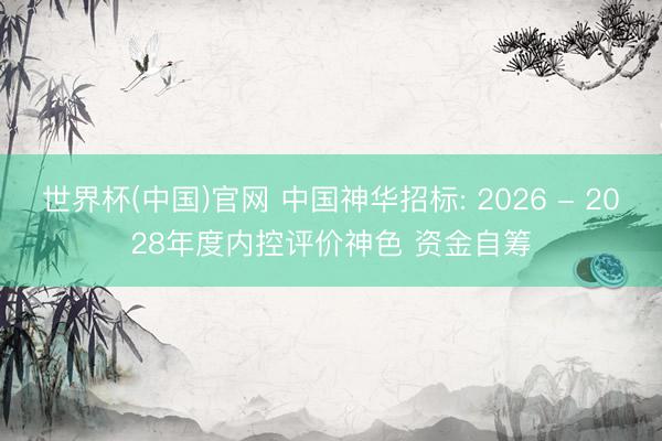 世界杯(中国)官网 中国神华招标: 2026 - 2028年度内控评价神色 资金自筹